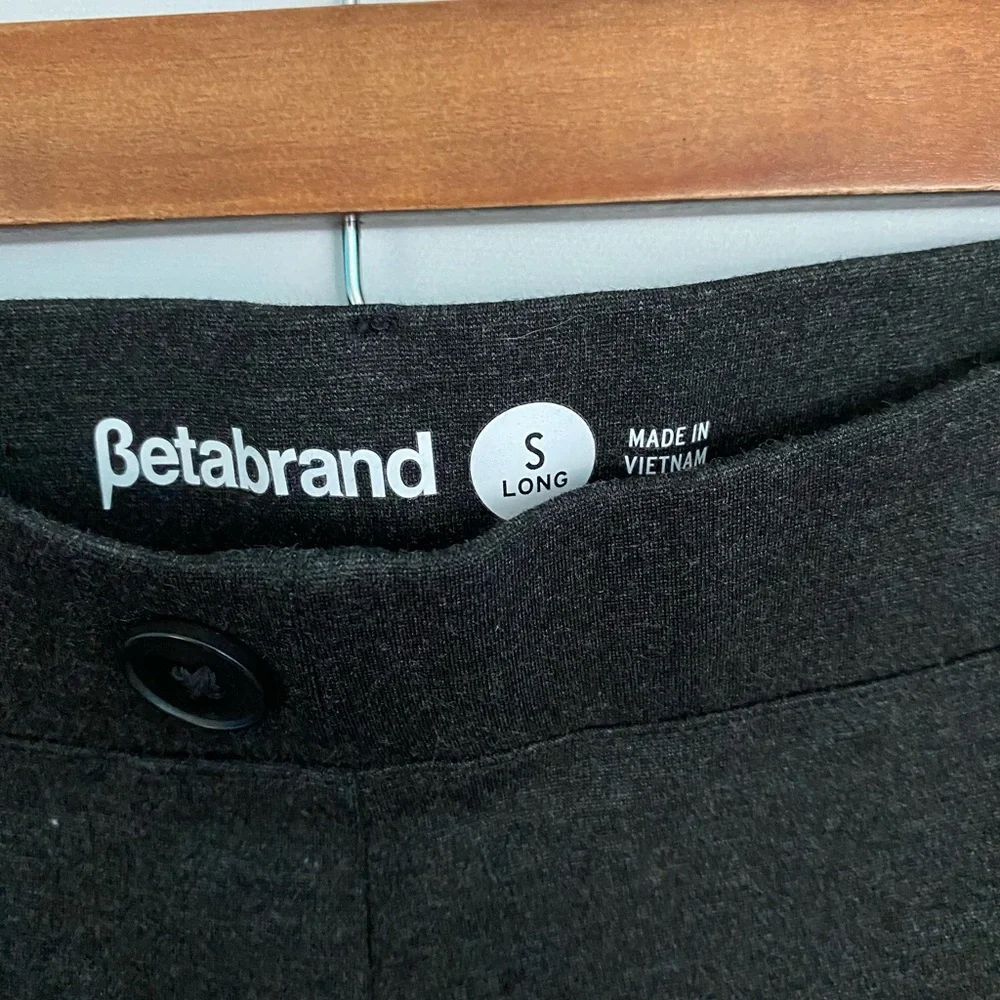 Betabrand Black dress yoga pants sz- sm (long) - Picture 4 of 5
